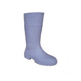 BOTA ALTA DE PVC SIN CASCO COLOR BLANCO